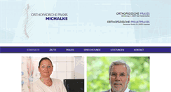 Desktop Screenshot of praxis-michalke.info